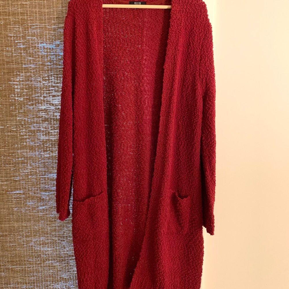 Modern Canvas Popcorn Cardigan